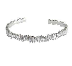 Gigi Bangle/Cuff Bracelet Silver adjustable